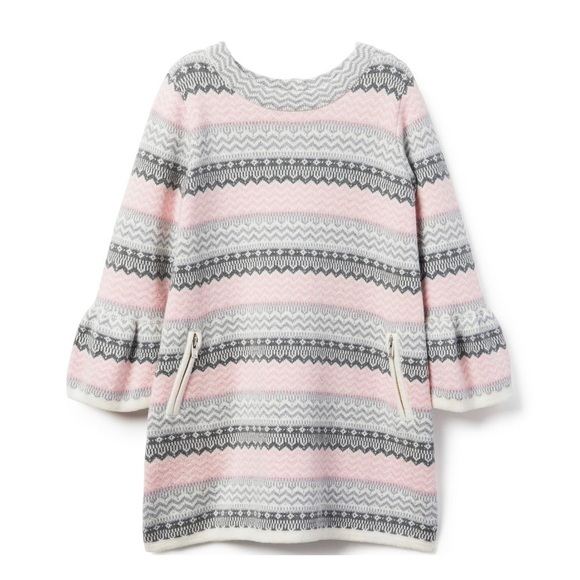 Janie and Jack Other - Janie & Jack Fair Isle Sweater Dress